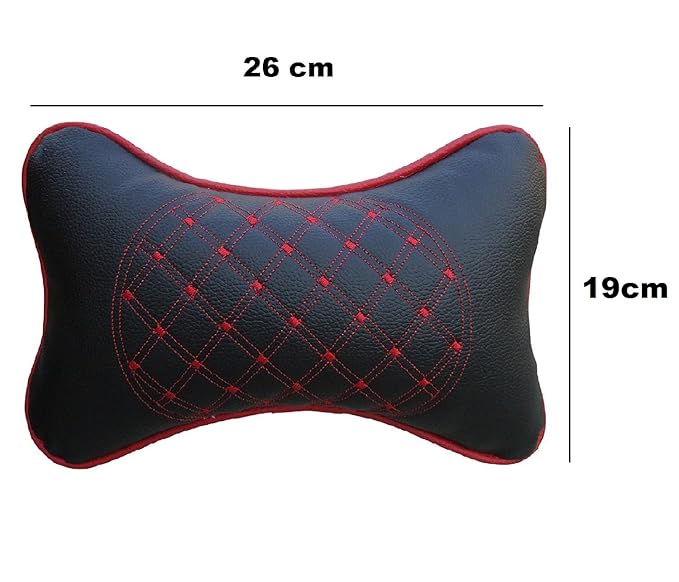 Leather Car Neck Rest Pillow