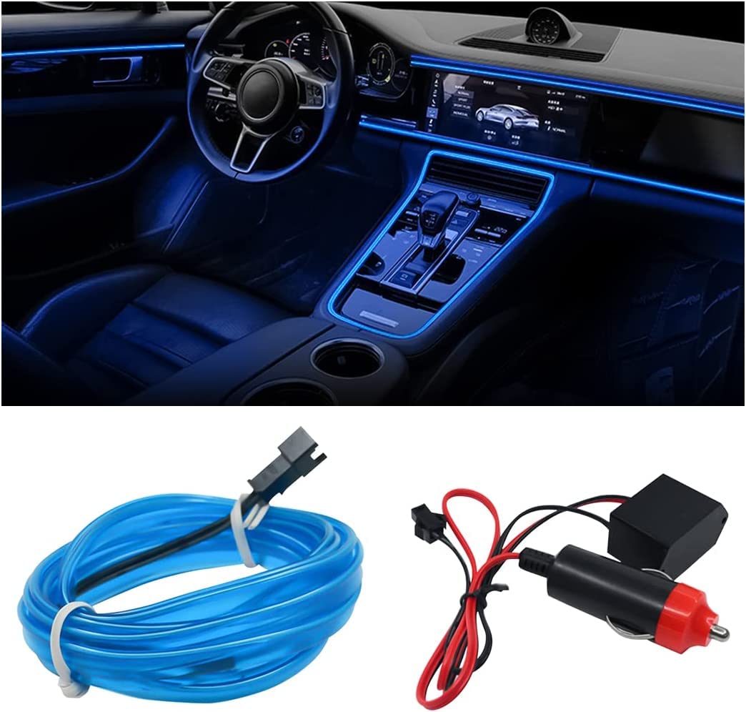 AutoBizarre Blue Color 5 Meters Car Interior 