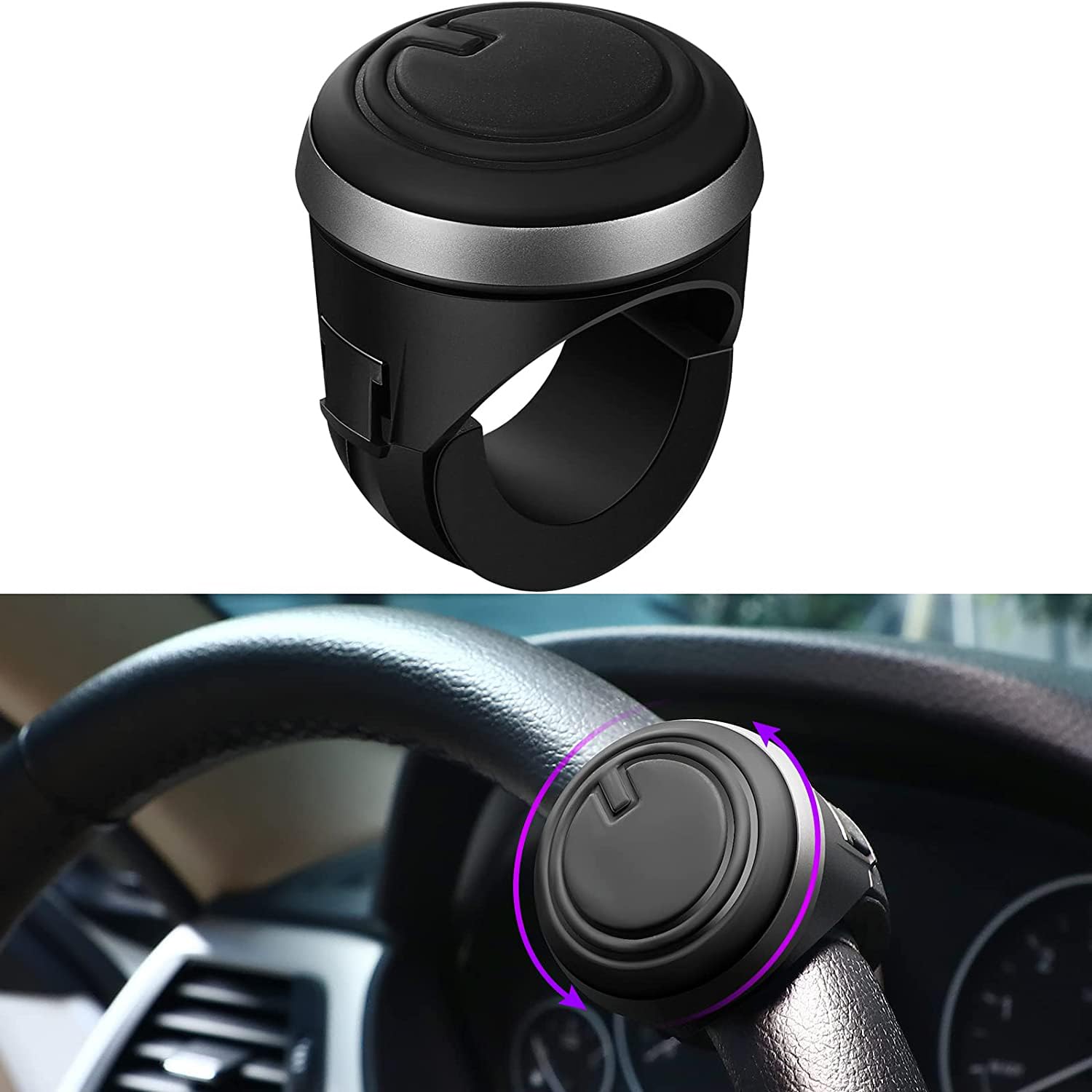 Steering Wheel Spinner Metal Car Power Handle